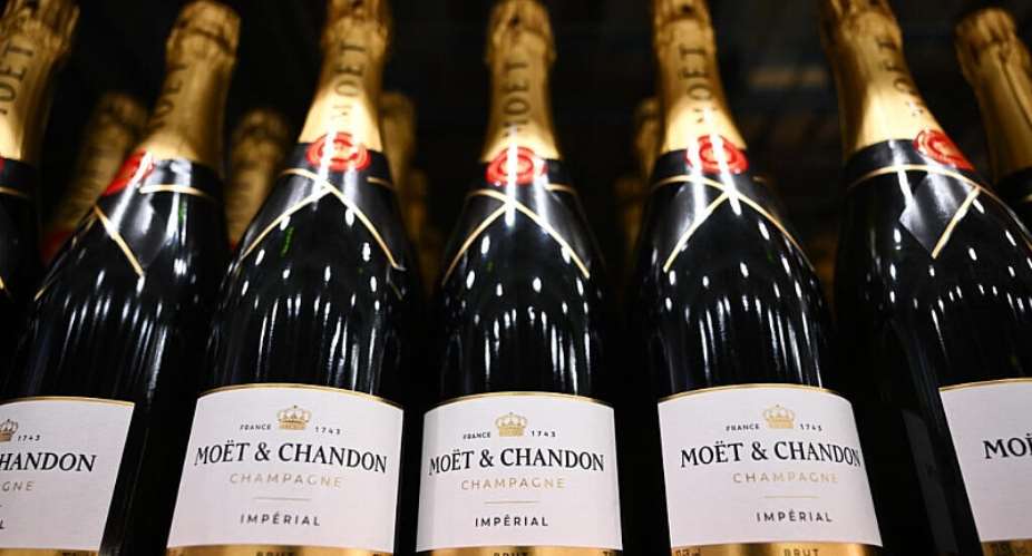 US President Donald Trump has threatened to slap a 100 percent tariff on French wine and champagne unless Paris removes a digital services tax on tech firms -  Patrick T. Fallon, AFP file
