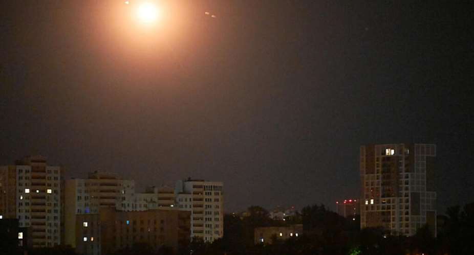 Ukraine intercepted Russian missiles launched at Kyiv on June 15, 2026. -  Sergei Supinsky, AFP