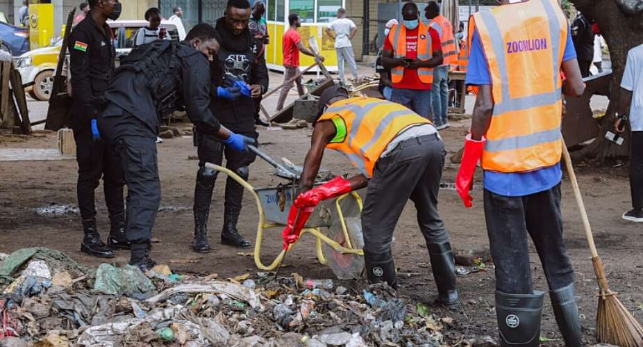 NADMO, partners launch 3-day anti-flood clean-up to desilt critical drains in Accra