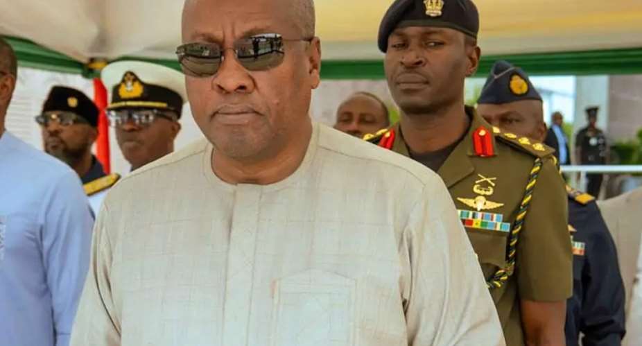President Mahama presides over 48th ceremonial changing of the Guard at Presidency
