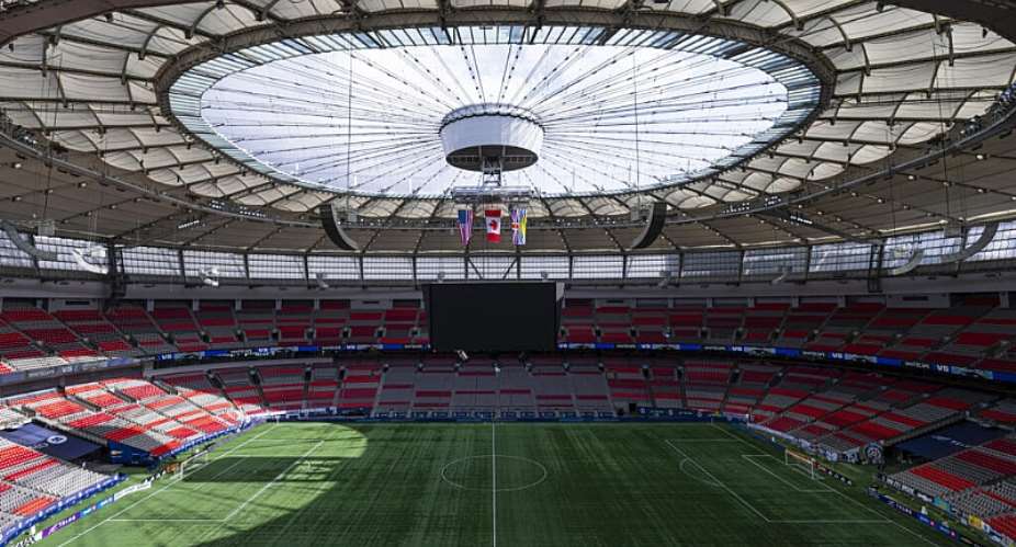 BC Place in Vancouver will stage seven games during the 2026 World Cup including two games of co-hosts Canada and two ties in the knockout stages. - Getty Images via AFP - RICH LAM