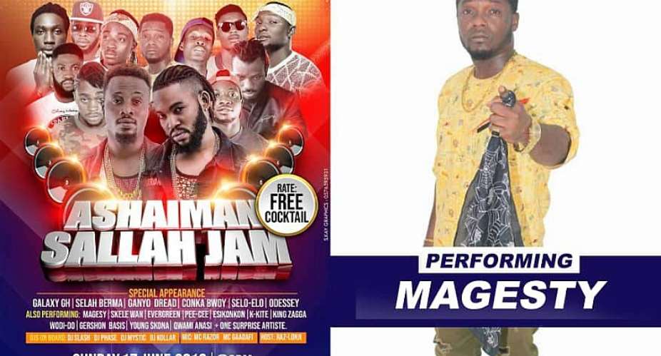 Magesty Bill To Perform On This Year's Ashaiman Sallah Fest.