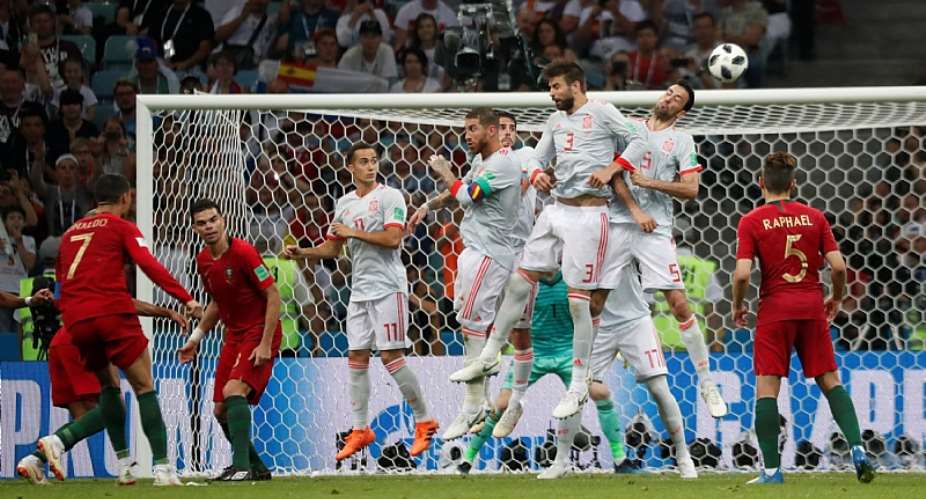Spain Vs Portugal: Third Goals Of A Kind