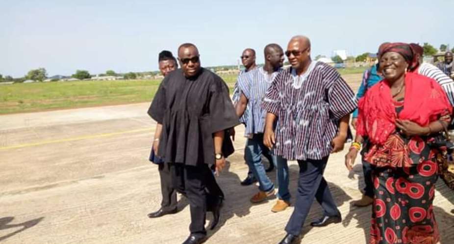 Mahama Mourns With Family Of Late NDC Chairman