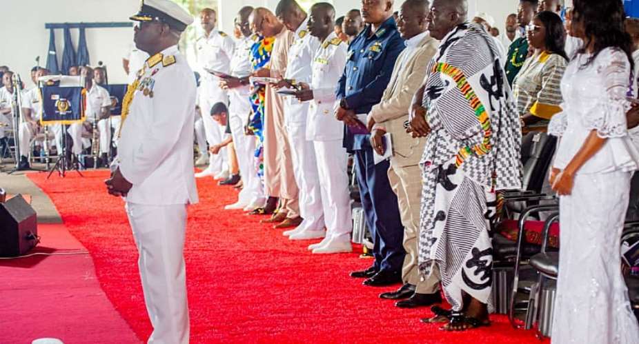 Western Naval Command holds induction service for Commodore Samuel Ayelazono
