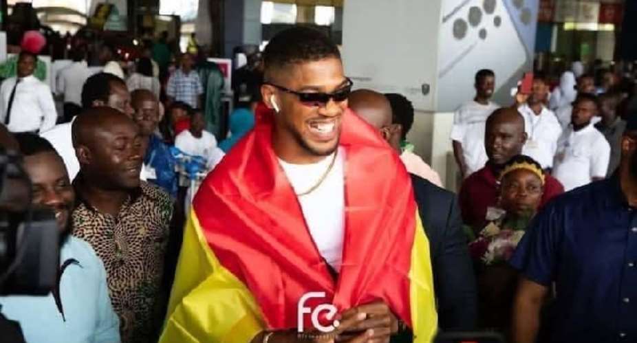 British-Nigerian boxer Anthony Joshua