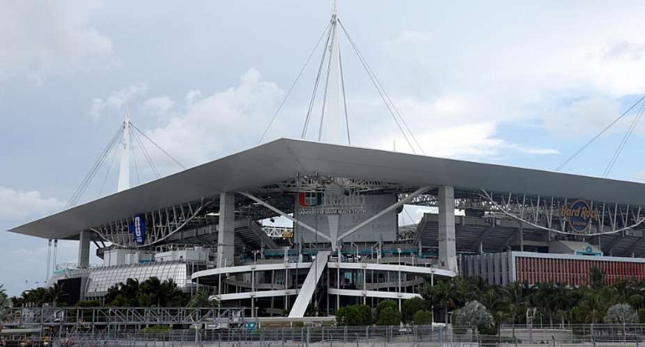 The Hard Rock Stadium in Miami will stage seven games, including the third-place play-off during the 2026 World Cup. - Getty Images via AFP - LEONARDO FERNANDEZ