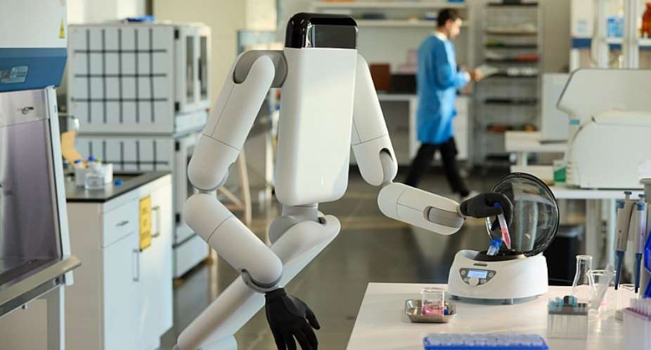 French startup Genesis AI launched Eno, a non-humanoid AI robot that has human-like hands and folds into its base. -  via Genesis AI