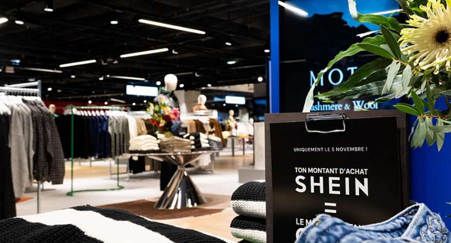 The announcement comes seven months after Asian e-commerce giant Shein opened a shop inside Pariss landmark BHV department store. -  Julie Sebadelha, AFP/File