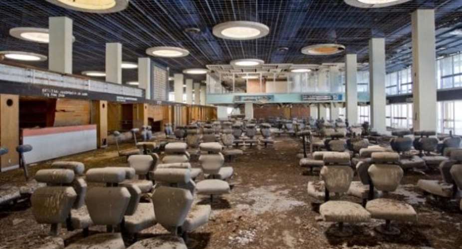 Spooky Pics Of Abandoned Airport Frozen In Time
