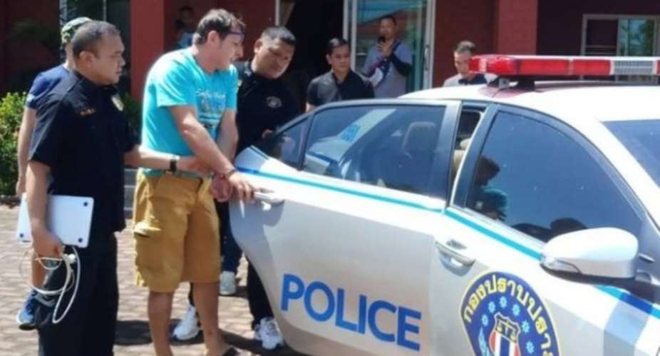 The two were arrested on the outskirts of Pattaya in Thailand