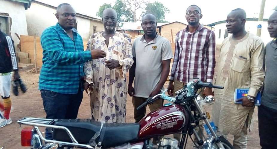 Savannah Region: NPP Youth Organizer Donates Motorbike To Party