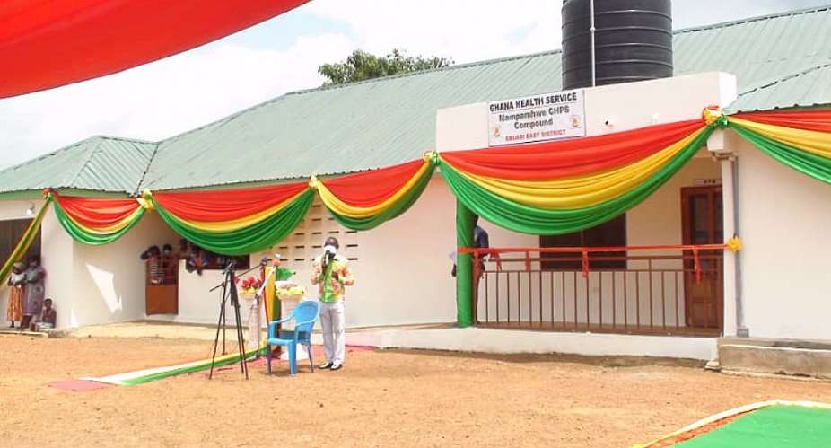 Obuasi East MP Commissions CHPS Compound At Mampamhwe