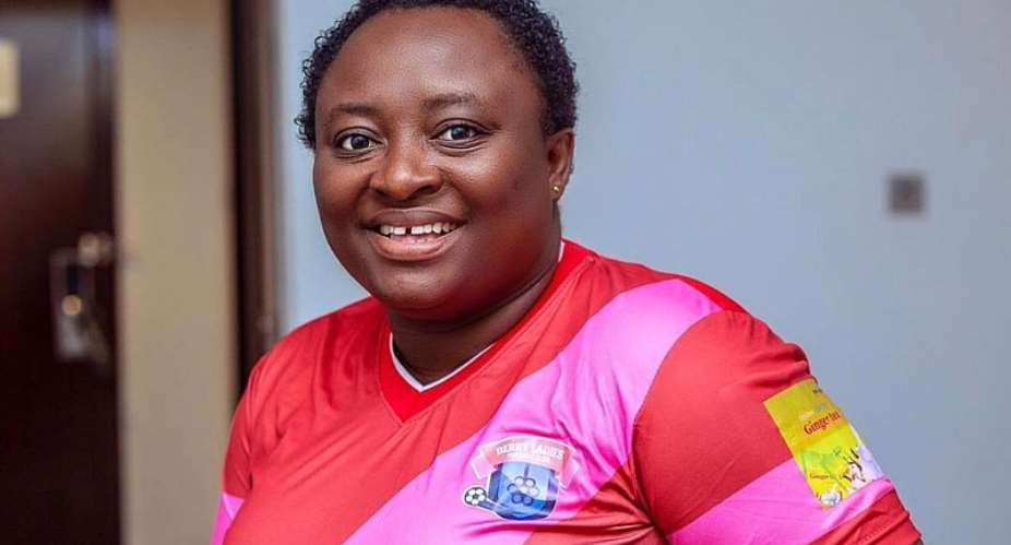dr. gifty oware-aboagye leads berry ladies to bag 4 ghana football awards nomination