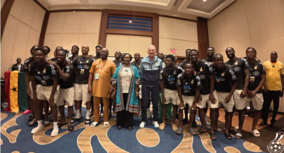 2026 World Cup: Vice President Jane Naana Opoku-Agyemang visits Black Stars in Toronto ahead of Panama opener