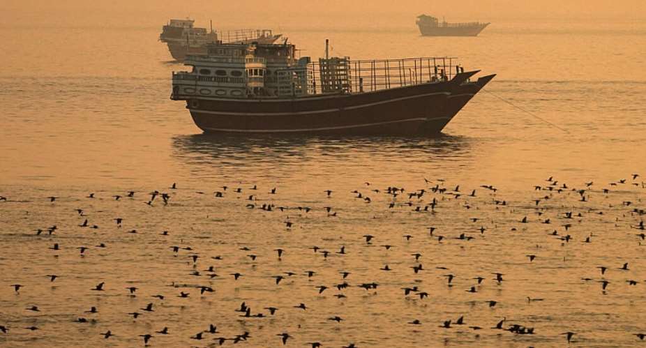 Vessels at the Strait of Hormuz as seen from Musandam, Oman, June 16, 2026. -  Stringer, Reuters