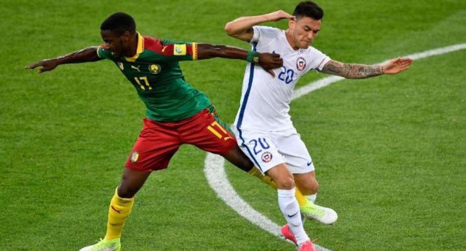 Vidal and Vargas score as Chile overcome Cameroon despite video referee mayhem