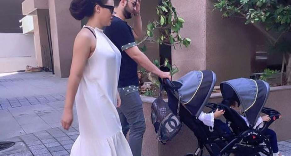 Photo: Nadia Buari finally reveals father of her twins
