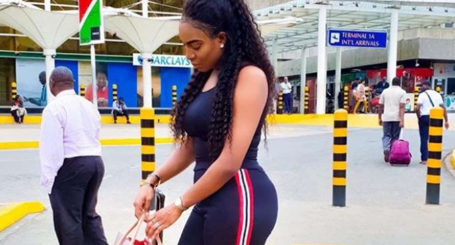 Actress, Chika Ike now in Kenya on another Vacation