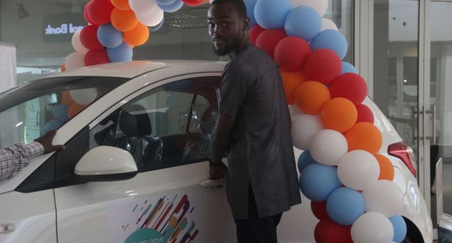 Yawson Wins A Car In West Hills Malls Shop And Drive Promo