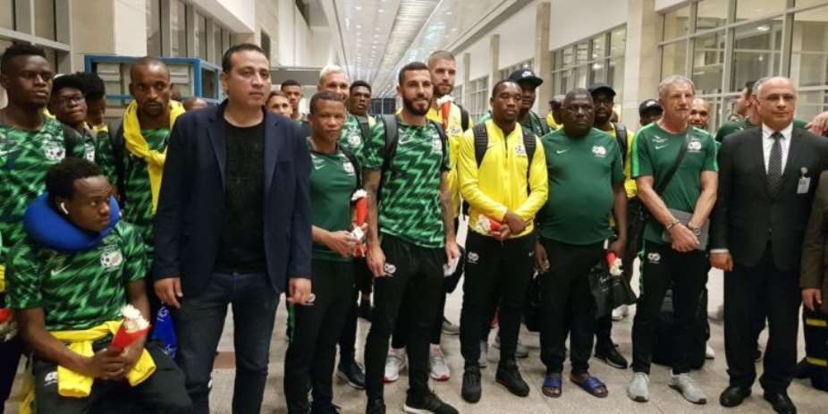 AFCON 2019: South Africa Arrive In Egypt For Tournament