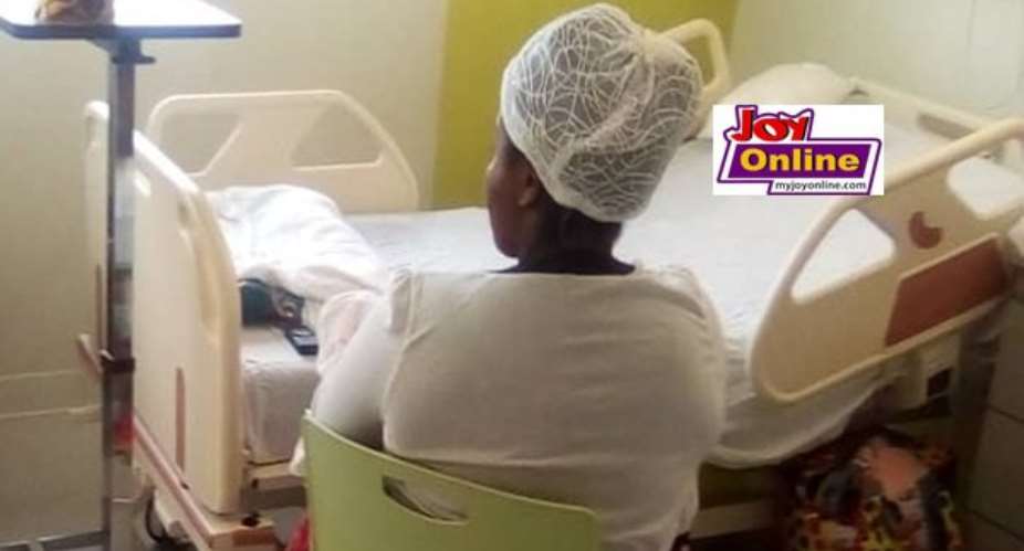 Edna Fiamordzi was delivered of her baby through Caesarian Section and has a balance of GH3,645.70 to settle.