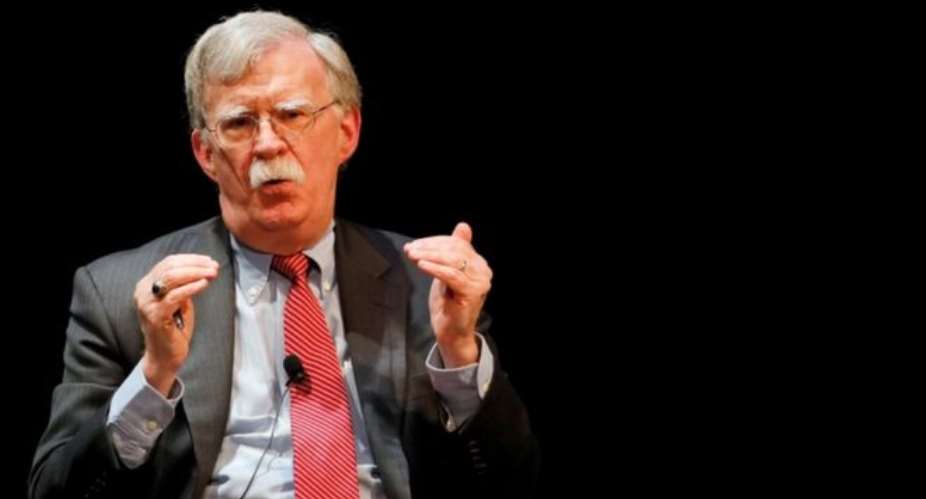 Mr Bolton denies that the book contains classified information - Reuters