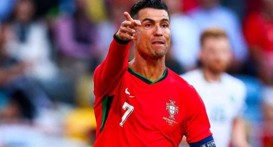 GETTY IMAGESImage caption: Cristiano Ronaldo has scored 14 goals at European Championship finals - the most in the tournaments history