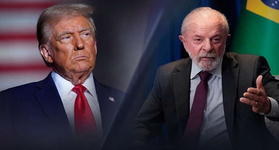 Donald Trump and Lula da Silva, presidents of the United States and Brazil, respectively -  France 24