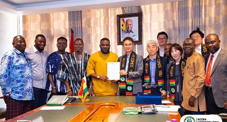 Accra signs Korea deal to train 500 youth in smart farming, expand smart-city tech
