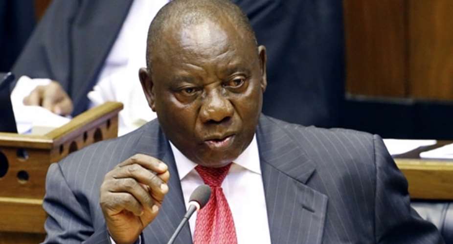 South African President Cyril Ramaphosa