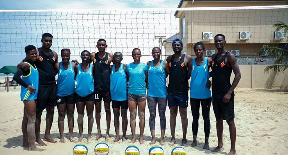 Ghana National Beach Volleyball teams prepare For Africa Qualifiers