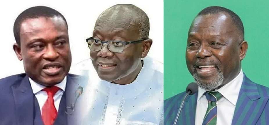 Kissi Agyebeng-OSP, Ken Ofori-Atta and Dominic Ayinie - AG