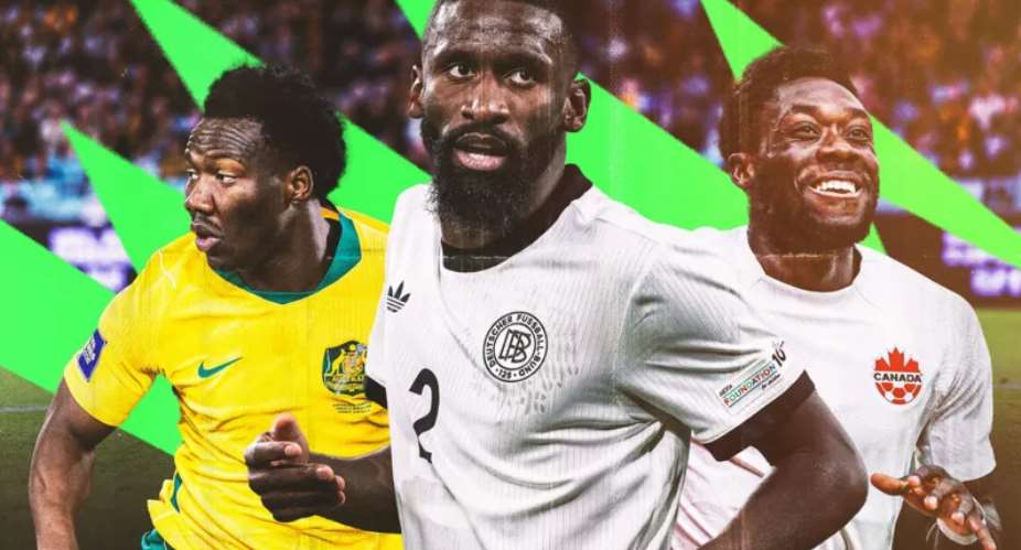 BBCNestory Irankunda, Antonio Rudiger and Alphonso Davies are representing Australia, Germany and Canada respectively at the World Cup - and all have links to Africa as refugees