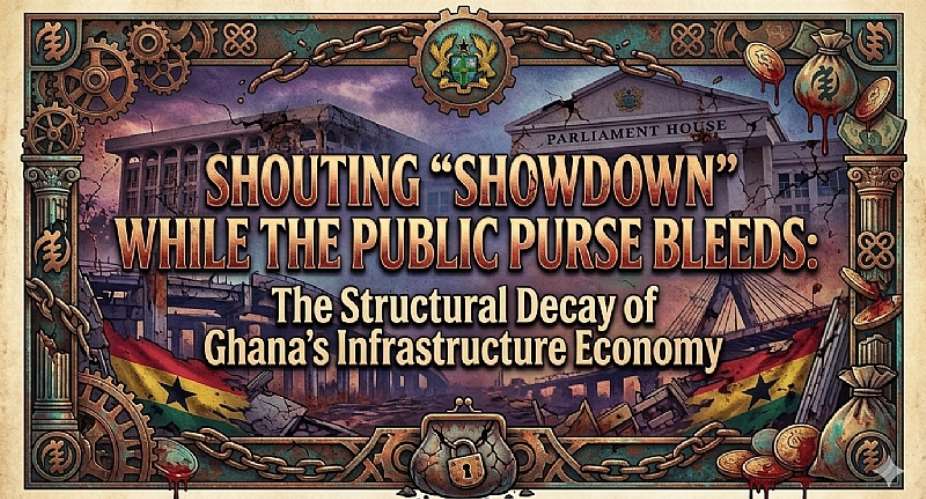 Shouting Showdown While the Public Purse Bleeds: The Structural Decay of Ghana’s Infrastructure Economy