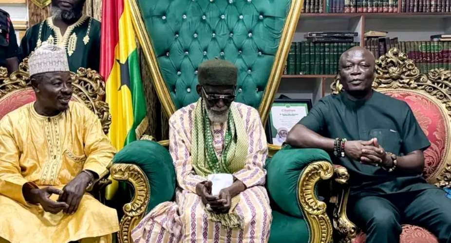 Hon. Nii Lantey Vanderpuye seeks Chief Imam’s blessings ahead of NDC National Chairman bid