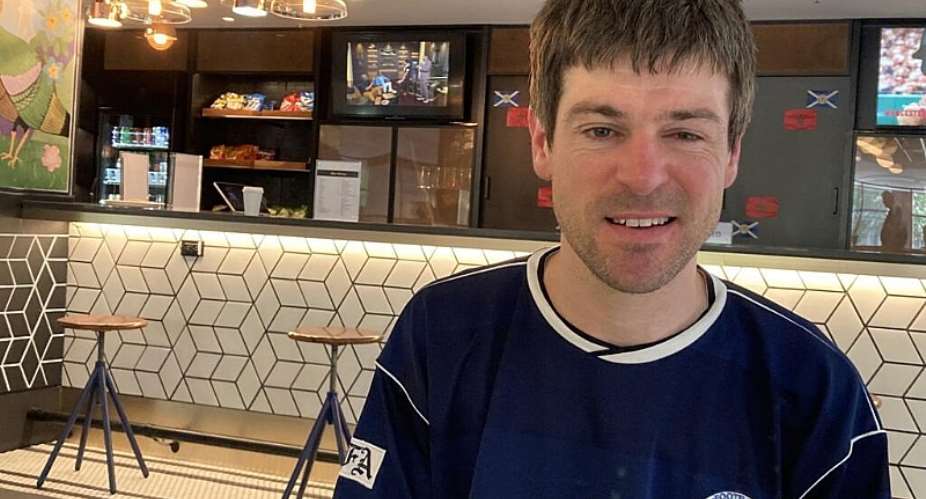David Moffat travelled to the United States from Inverness in Scotland to follow Scotland at the 2026 World Cup. -  Paul Myers/RFI