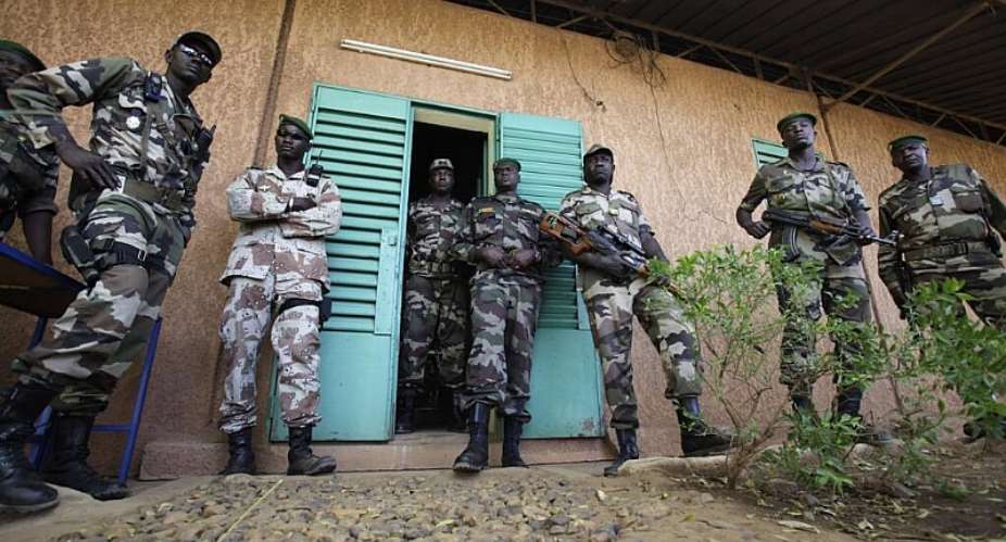 Nigers defence ministry said 11 of its soldiers had been killed in Thursdays jihadist attack on its main airport and military base. (illustration) - ASSOCIATED PRESS - Rebecca Blackwell
