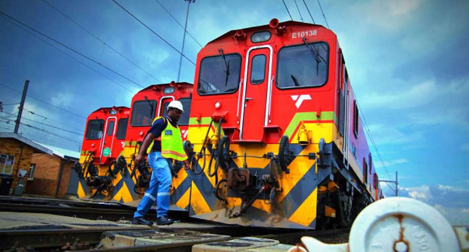 Some of Transnet's wagons in South Africa