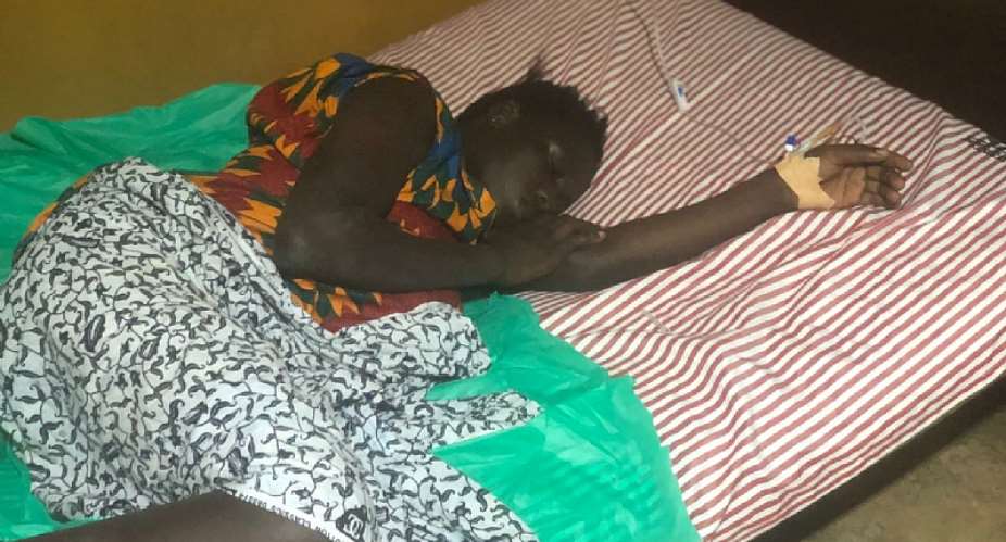 Dambai: Woman rushed to hospital after giving birth in toilet