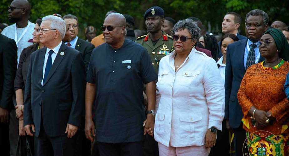 Mahama marks historic Africa–U.S. Juneteenth Commemoration in Osu