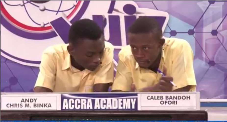 Asamoah Gyan rallies support for alma-mater -Accra Academy despite heartbreak defeat to rivals Presec in NSMQ17