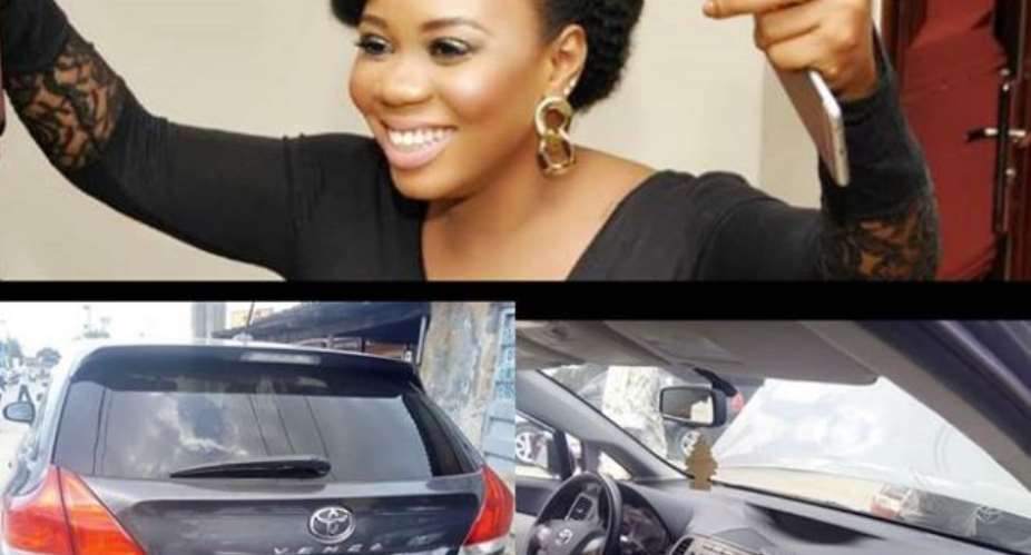 Actress, Wumi Toriola Acquires New Whip After Marriage