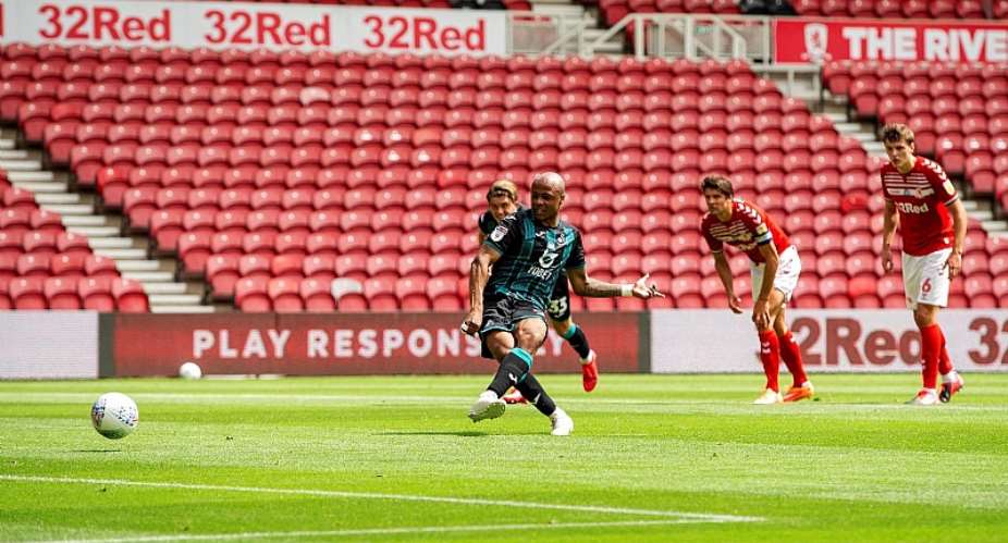 VIDEO: Watch Andr Ayews Goal Plus Assist In Swanseas Big Win Against Middlesbrough