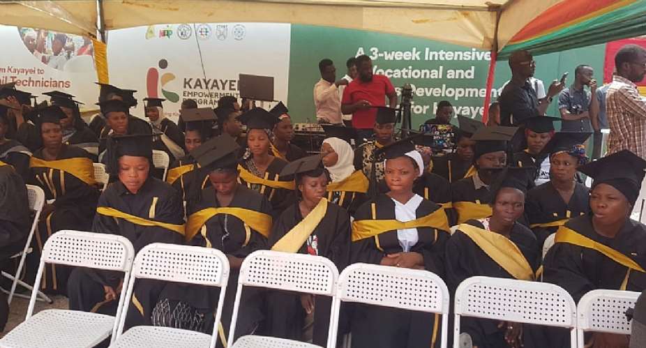 Kayayei graduates receive start-up packs to start businesses