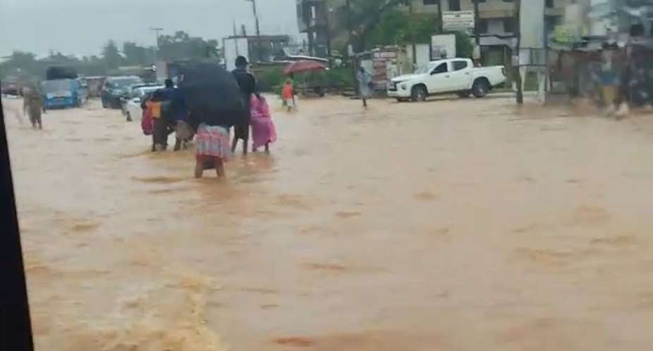 20-month-old toddler dead, three injured over rain induced mudslide in Cape Coast