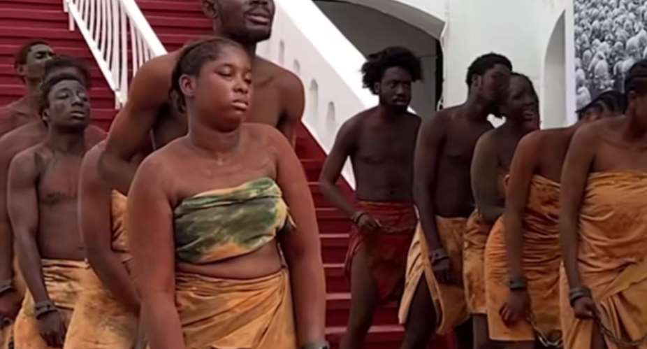 Tears at the Door of No Return: A Student Reenactment and Eighty Nations Mark Ghanas First Juneteenth