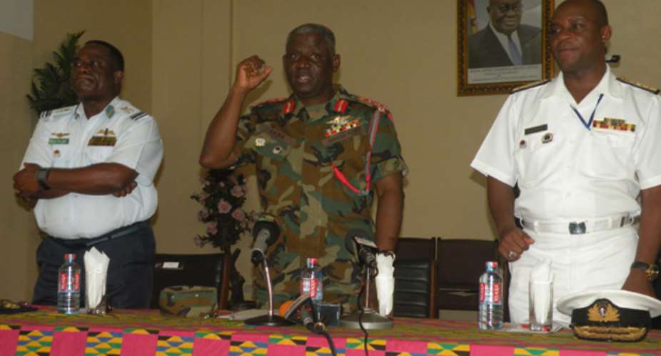 The CDS responds to a Military Chant