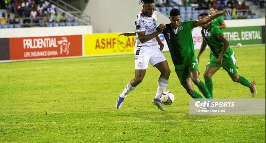2023 AFCONQ: Bristol City forward Antoine Semenyo makes Black Stars debut in win against Madagascar