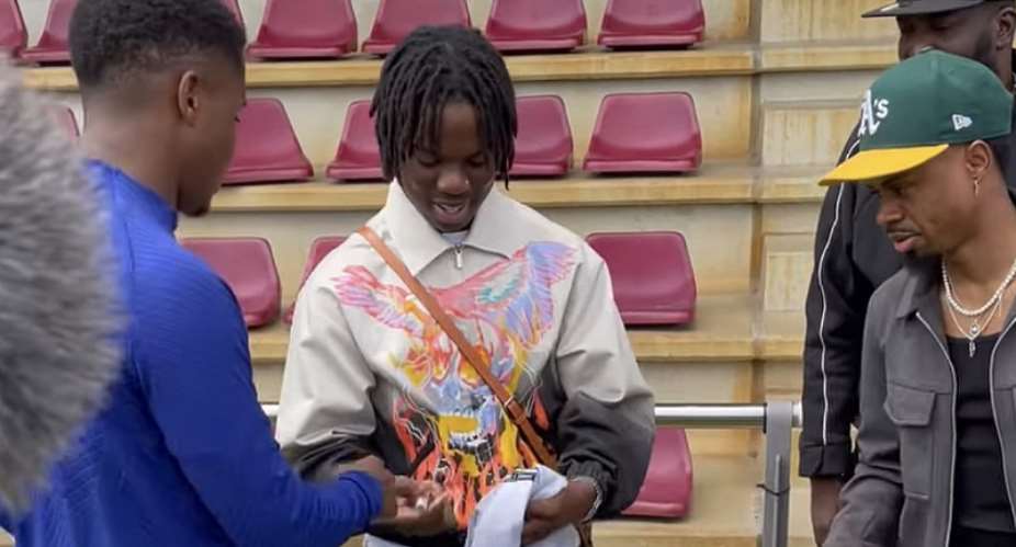 My brothers – Rema visits Barcelona training grounds, spends heartwarming moments with players VIDEO